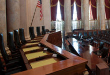 Supreme Court courtroom